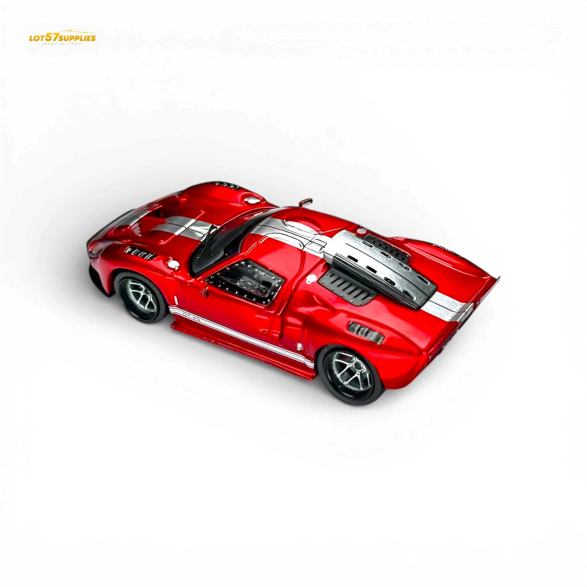 Rhino Model RM Ford GT40 Transparent Red 1:64