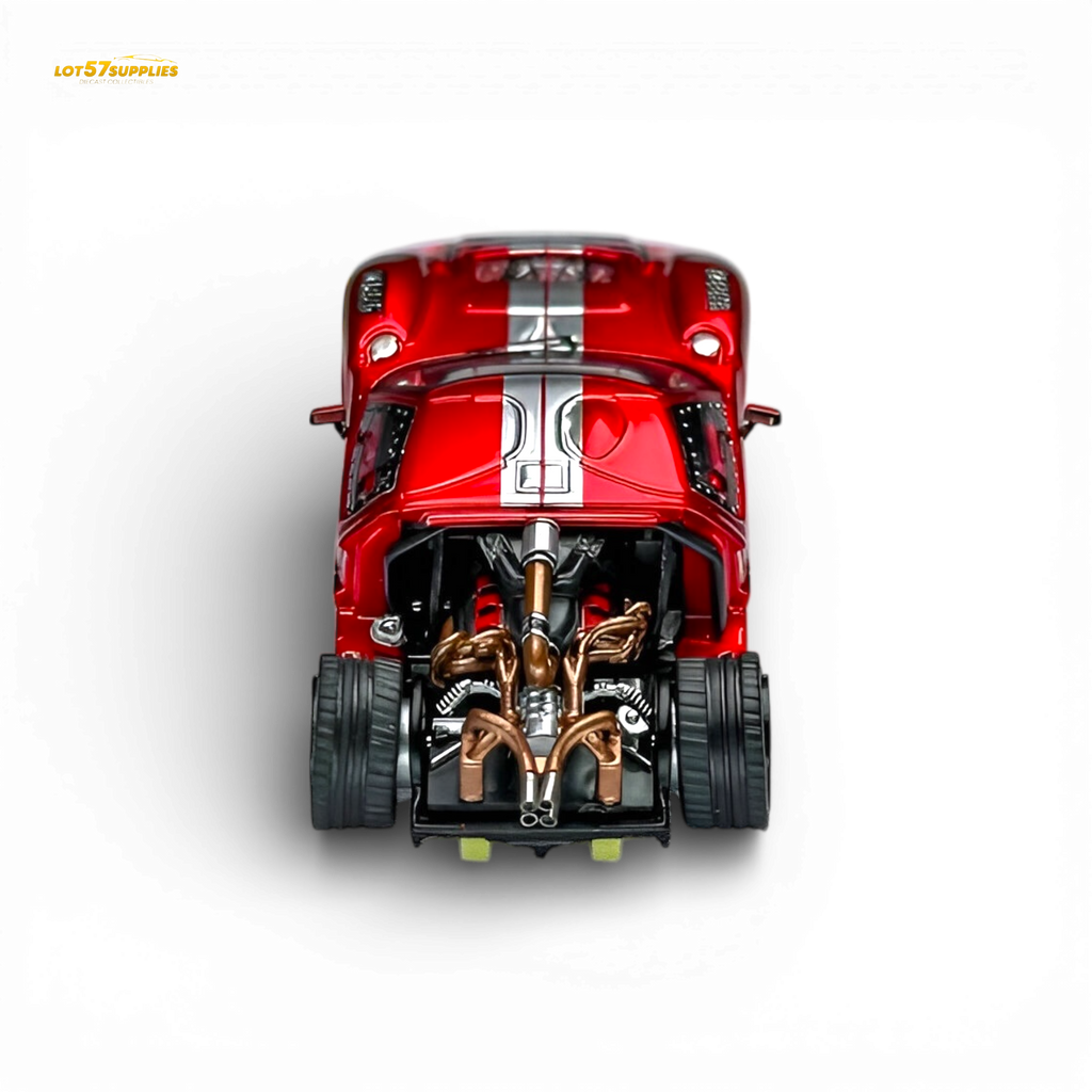 Rhino Model RM Ford GT40 Transparent Red 1:64
