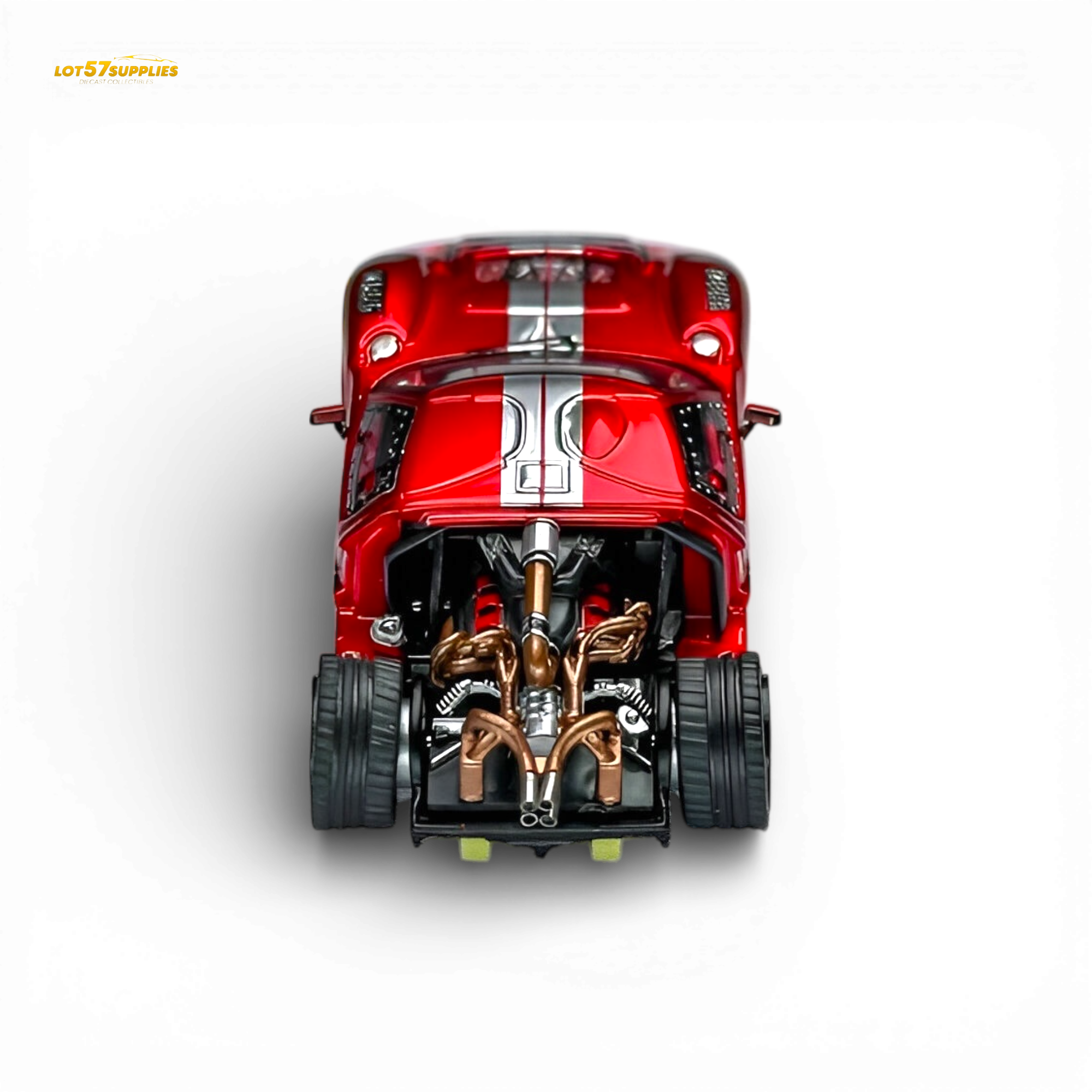 Rhino Model RM Ford GT40 Transparent Red 1:64
