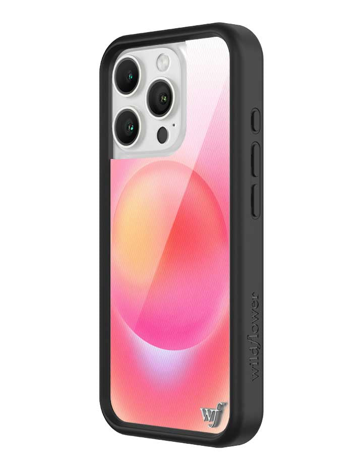 Hot Pink Aura iPhone Case