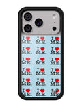 I Heart Me | Blue iPhone Case