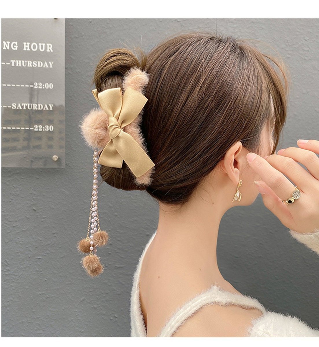 3-Pack Cute Claw Hair Clips – Durable Barrettes for Women & Girls