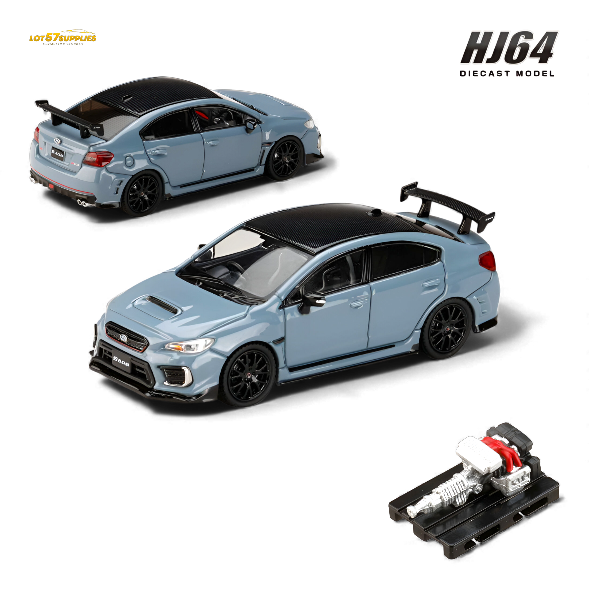 (Pre-Order) Hobby Japan Subaru S208 NBR Challenge Package 1:64