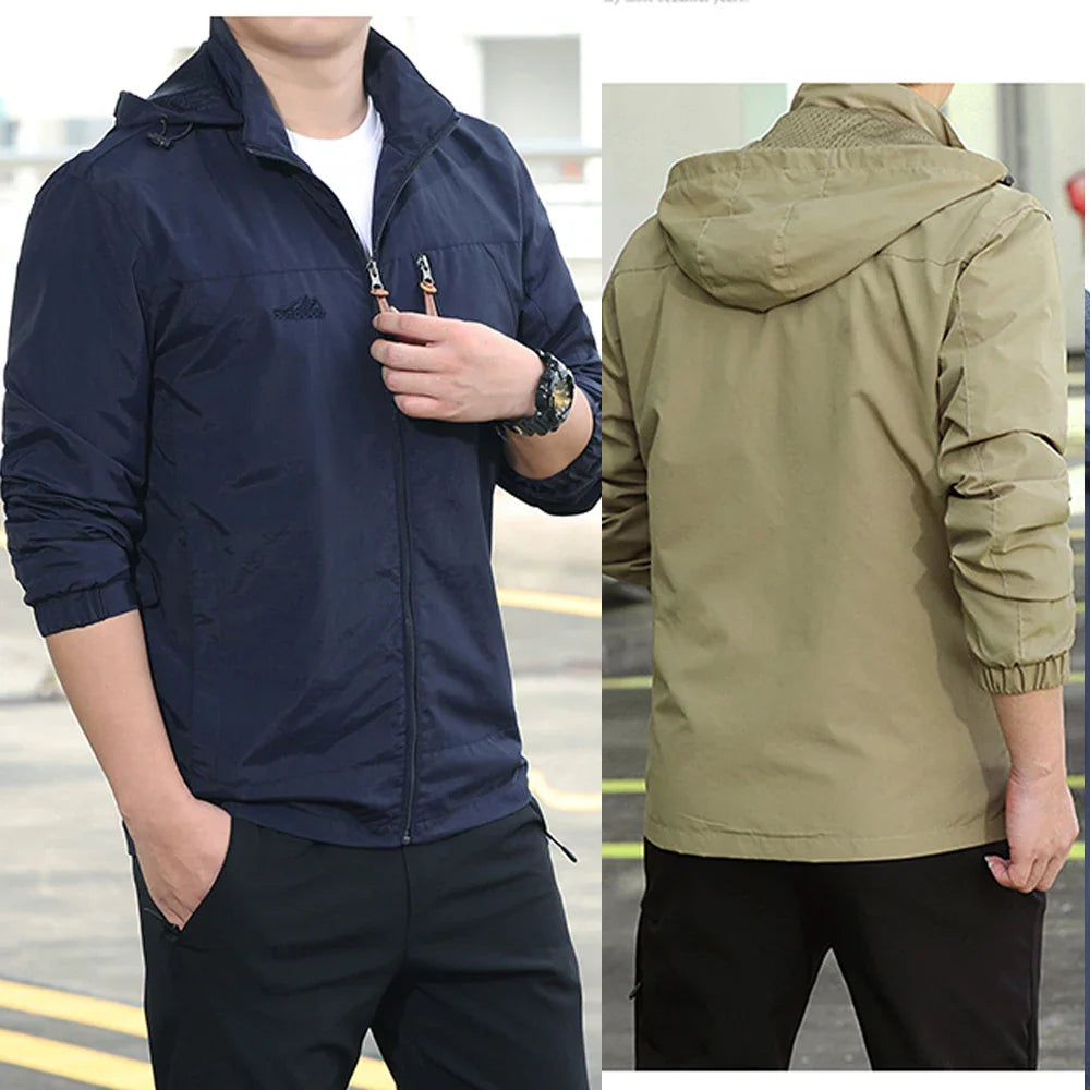 Versatile Outdoor Jacket  Military Style Windbreaker