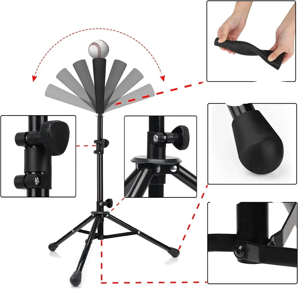 Sturdy Portable Batting Tee for Practice Anywhere
