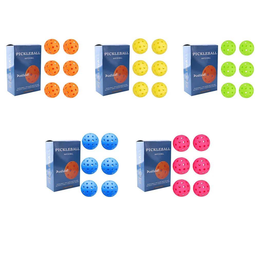 6 Pack PE Material Golf Hole Balls  High Elastic for Training