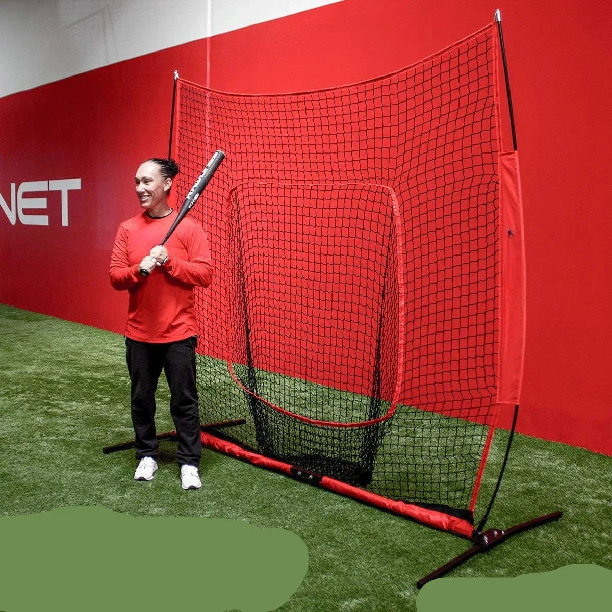 Weighted Base  Quick Setup Hitting & Throwing Net