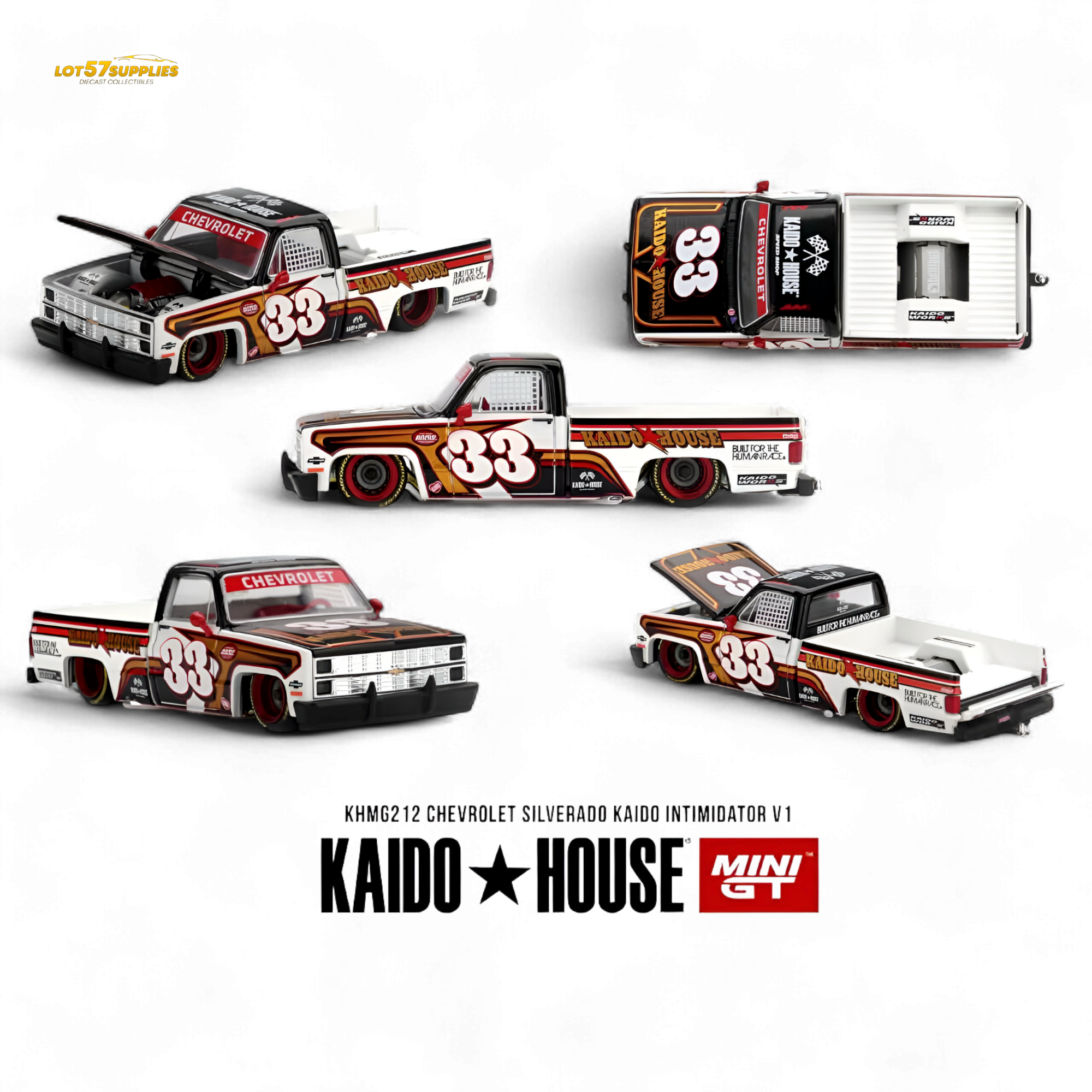 (Pre-Order) Kaido House Chevrolet Silverado Intimidator V1 1:64
