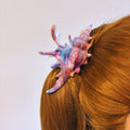 Velvet Claws Realistic Conch Shell Hair Claw in Mermaid Colors