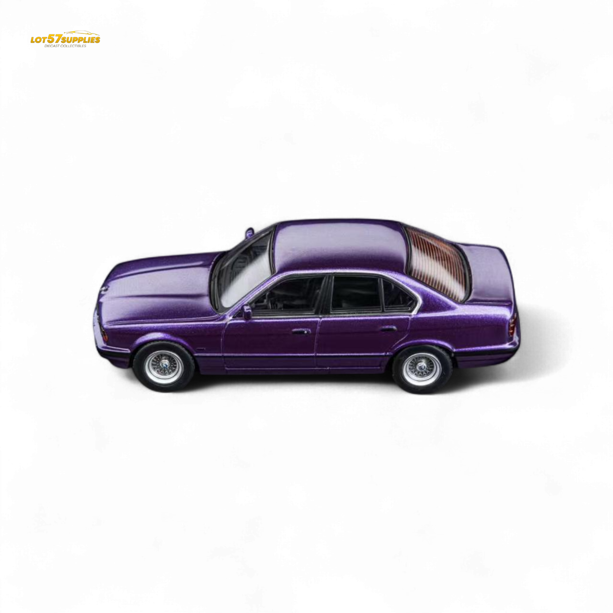 (Pre-Order) DCM BMW E34 5-Series Sedan Daytona Roland Purple 1:64