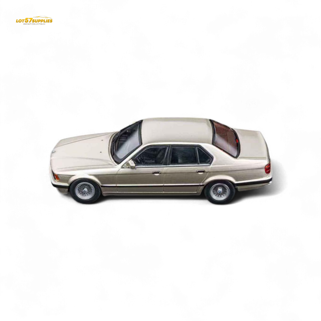 (Pre-Order) DCM BMW E32 7-Series Sedan Cashmere Beagle Gold 1:64