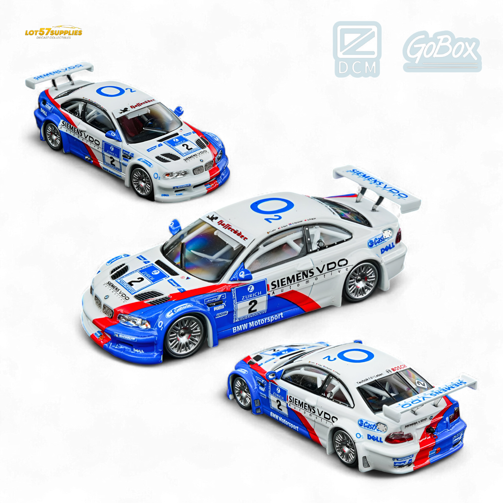 DCM & GOBOX M3 GTR E46 - SIEMENS 2 1:64