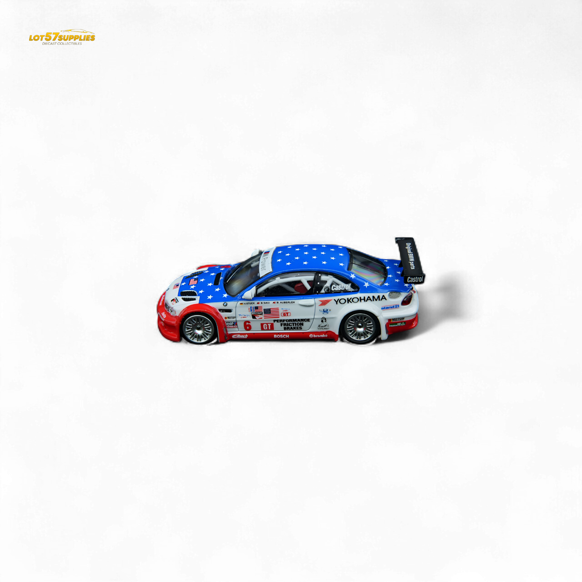 DCM & GOBOX BMW M3 GTR E46 Yokohama 6 1:64