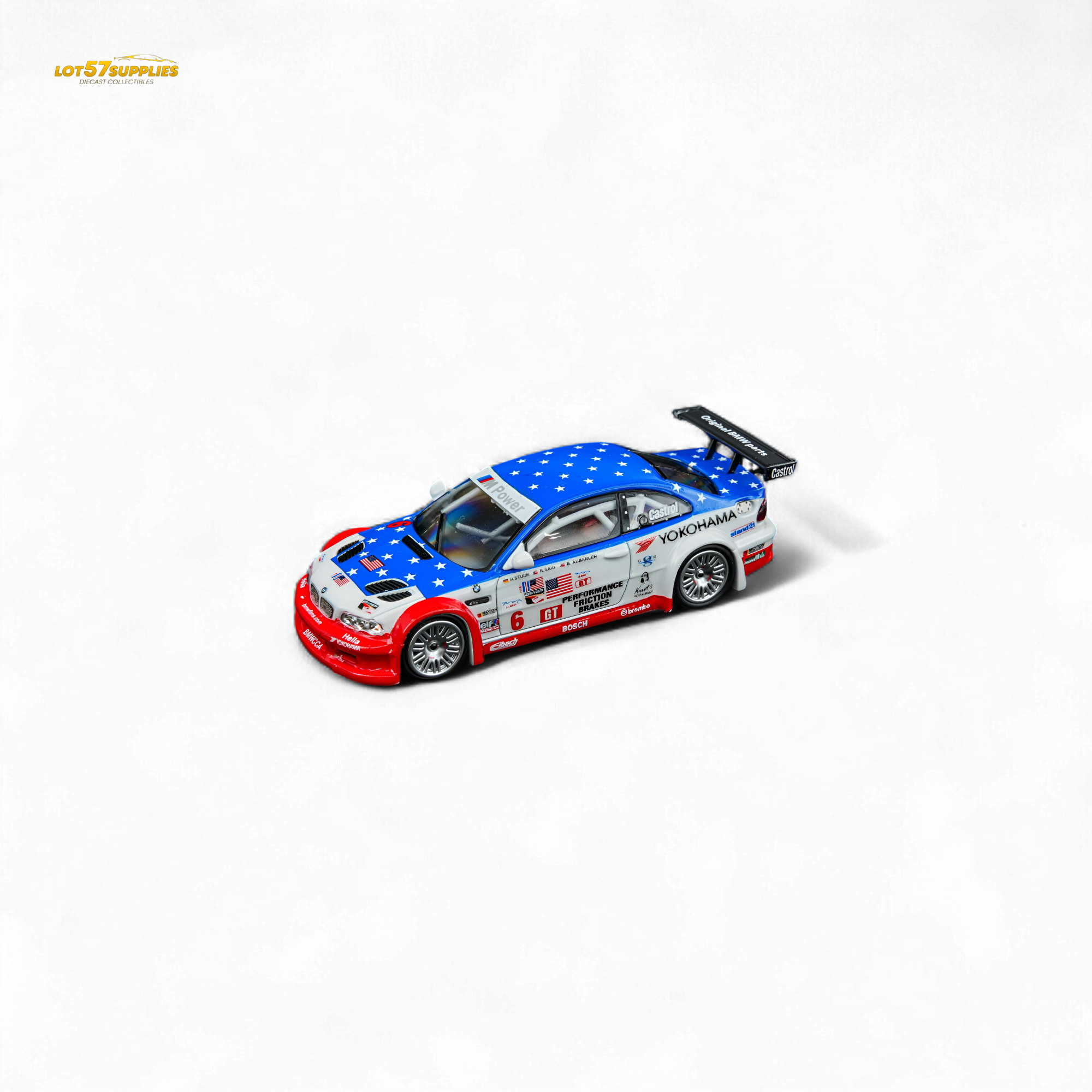DCM & GOBOX BMW M3 GTR E46 Yokohama 6 1:64