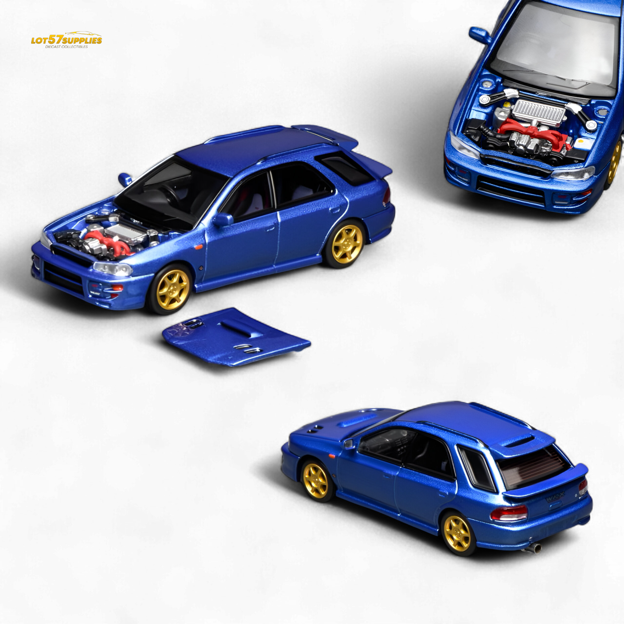 Motorhelix Subaru Impreza Wagon WRX STi 1:64
