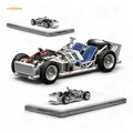 (Pre-Order) Motorhelix Spaceframe w/ Engine - Birdcage 1:64