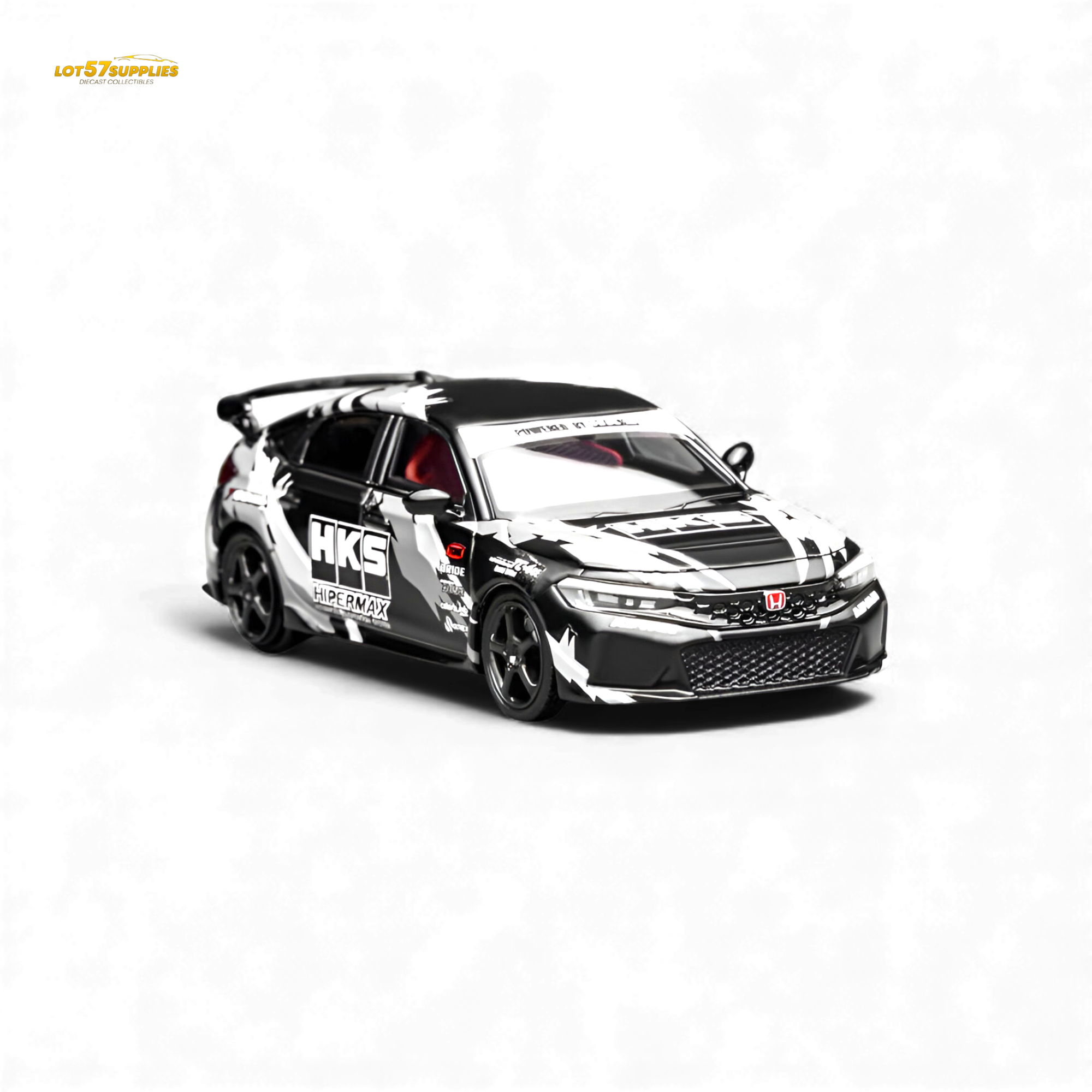 Motorhelix Civic Type R FL5 Black HKS 1:64