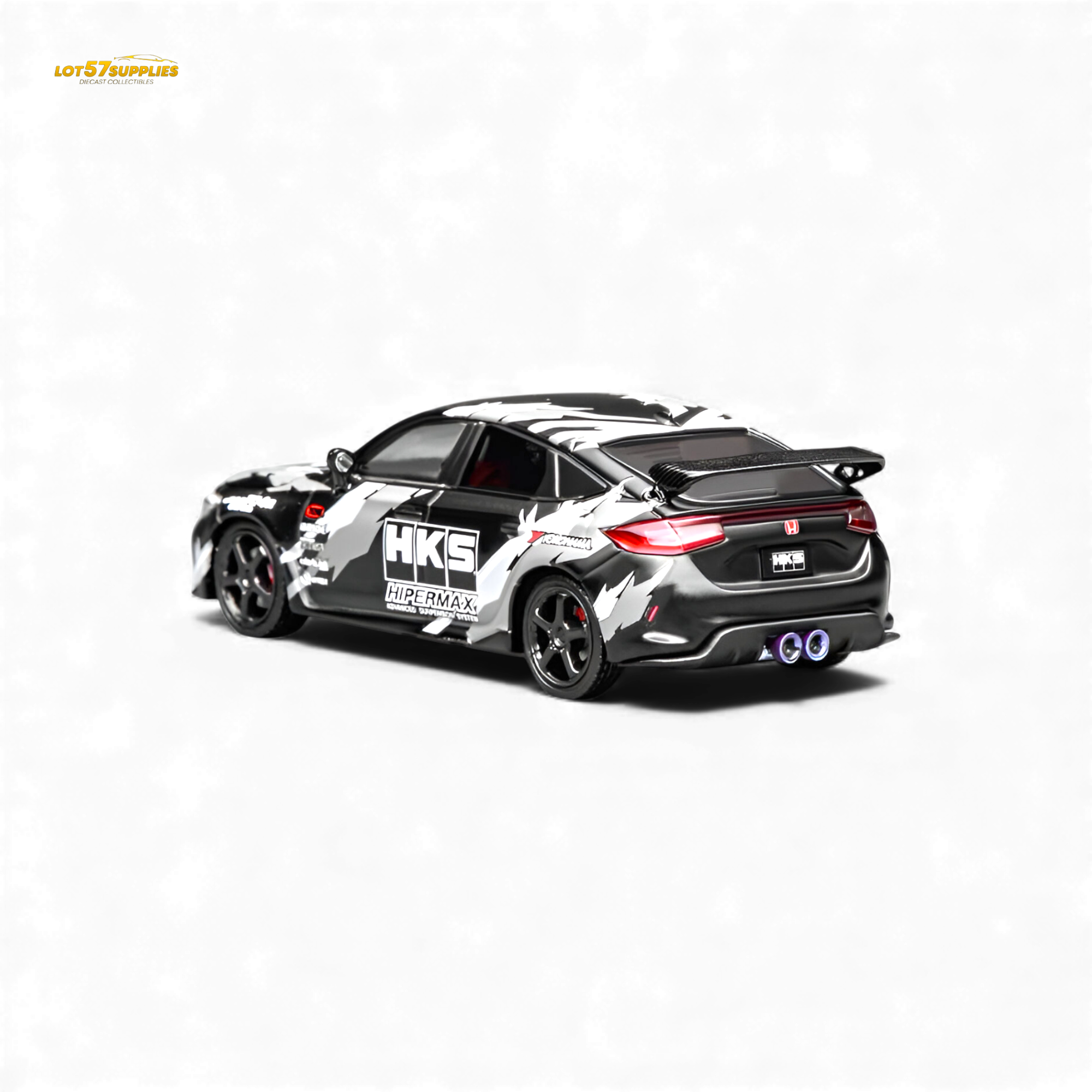 Motorhelix Civic Type R FL5 Black HKS 1:64