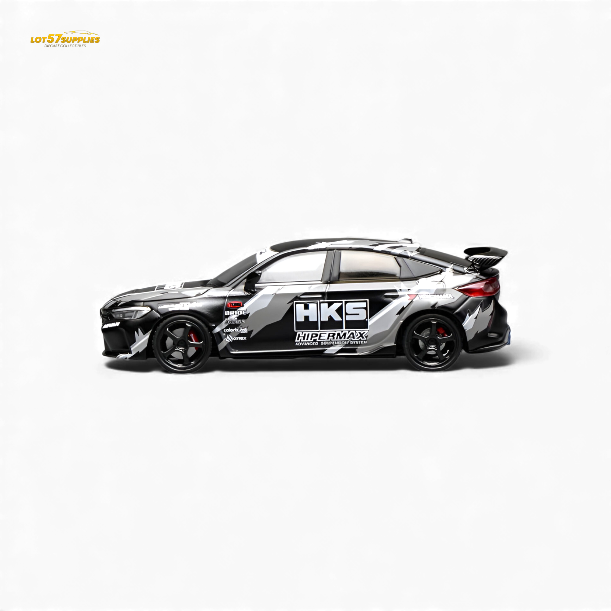 Motorhelix Civic Type R FL5 Black HKS 1:64