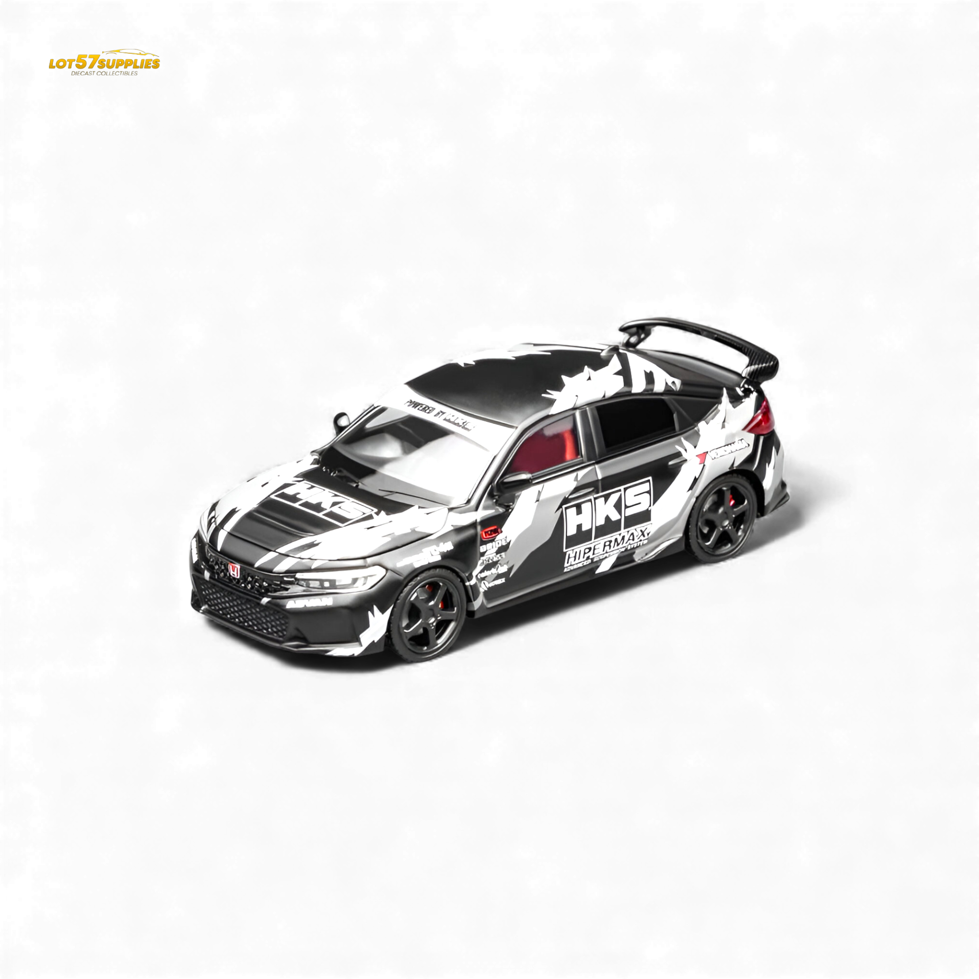 Motorhelix Civic Type R FL5 Black HKS 1:64