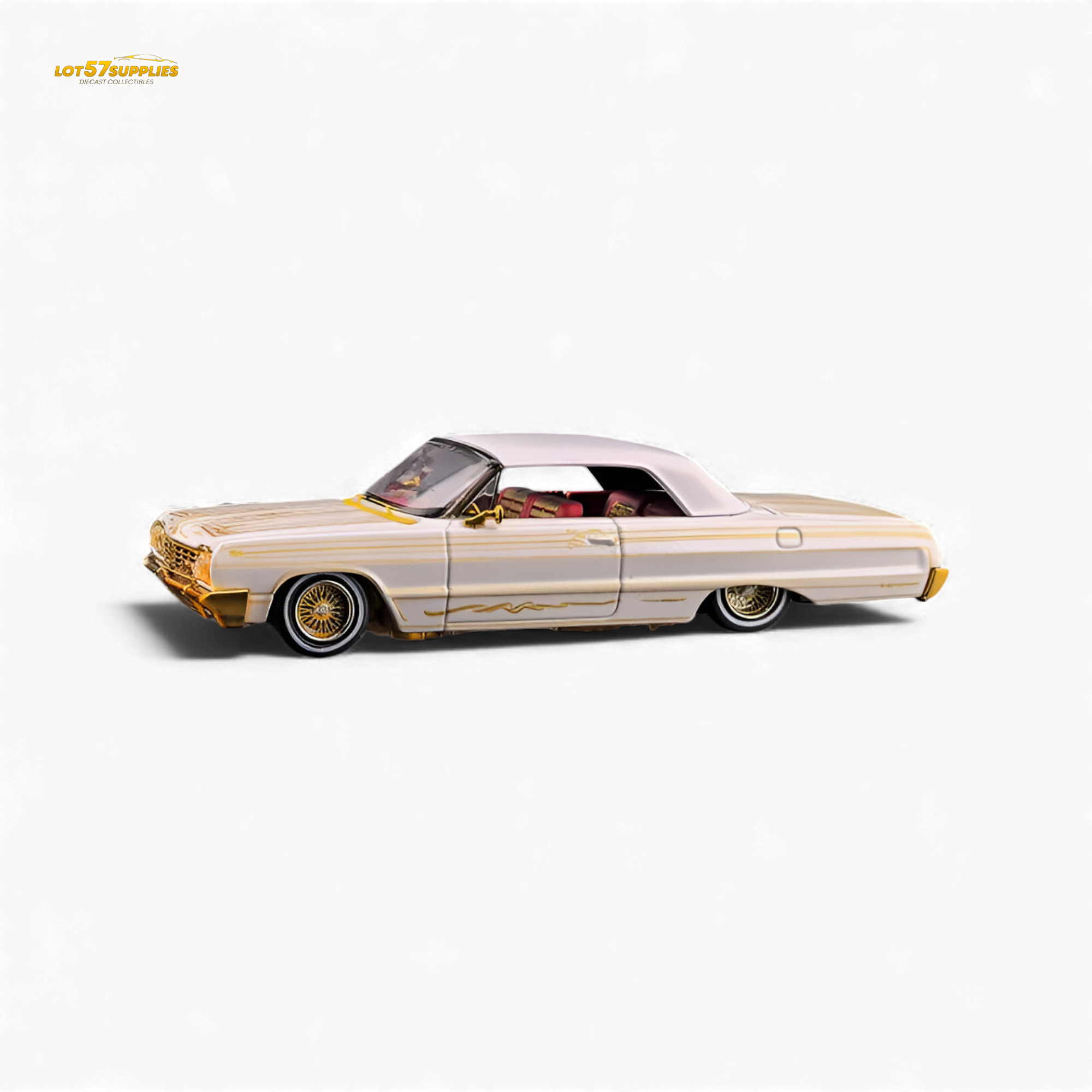 Fine Works64 Chevrolet Impala Metallic Platinum 1:64