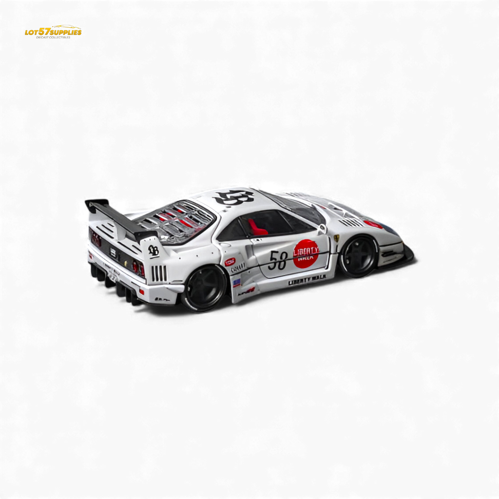 (Pre-Order) Star Models Ferrari F40 LB-Works White 1:64