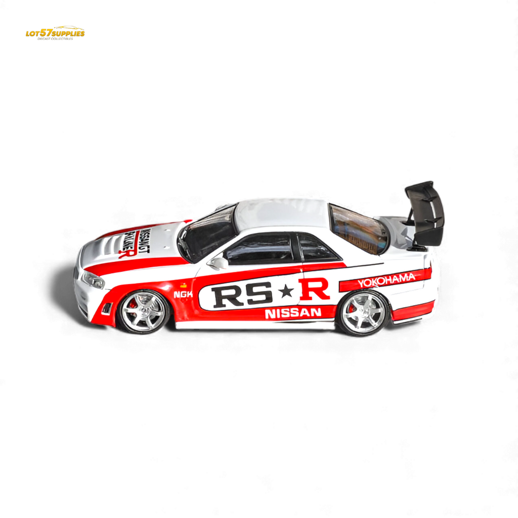 (Pre-Order) Fuji Skyline R34 GT-R Nismo Z-Tune White 1:64