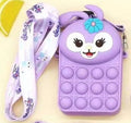Bunny Fidget Crossbody Bag Bubble Pop Toy