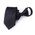 Pre-Tied Zipper Necktie Polyester Men's Formal Fashion Tie