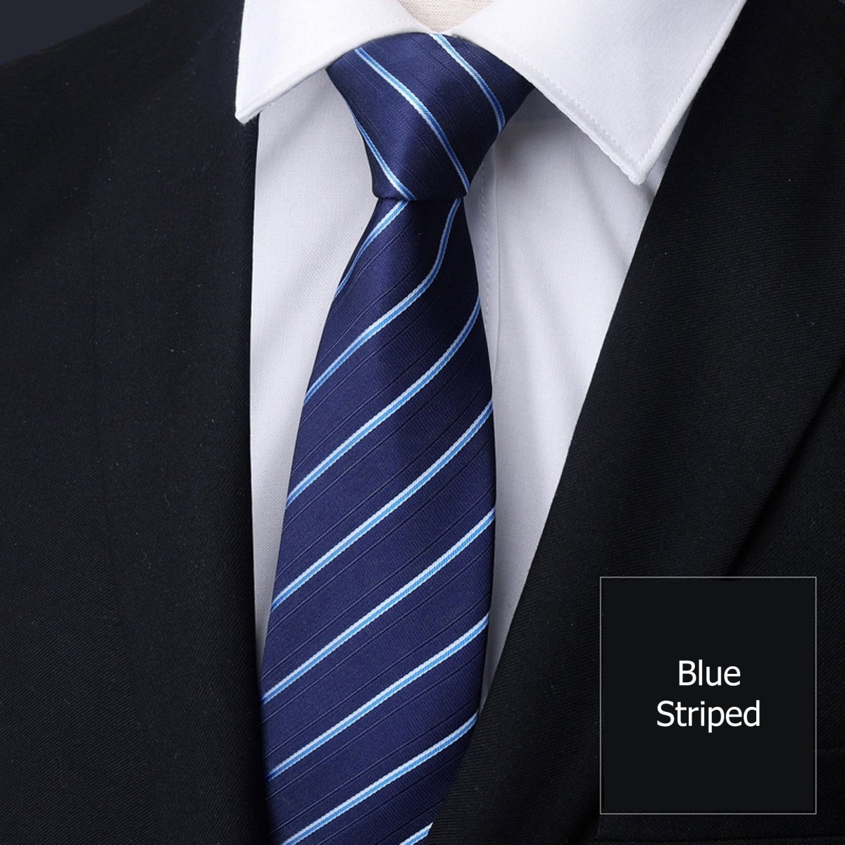 Pre-Tied Zipper Necktie Polyester Men's Formal Fashion Tie